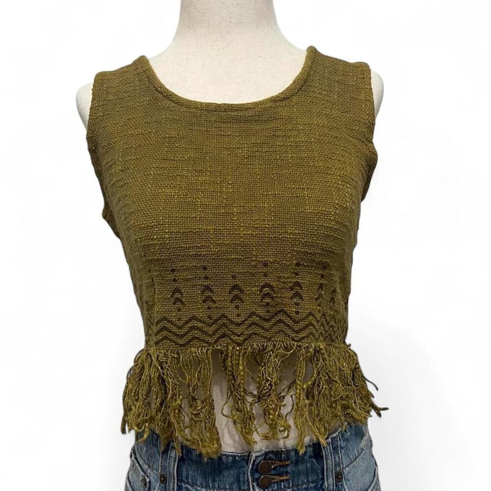 Vintage 90s natural fiber top